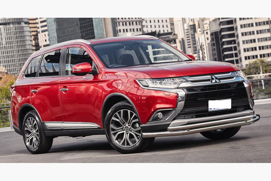 Mitsubishi Outlander 2012–2021 Predný ochranný rám ST014 (nerez) Ø60/60 mm Image