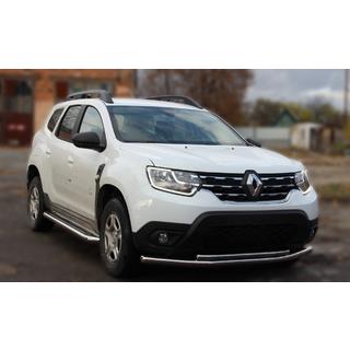 Predný ochranný rám ST014 (nerez) Renault Duster 2008–2017 fotografia 2