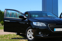 Peugeot 301 2012– Okenné lišty (nerez) fotografia 7