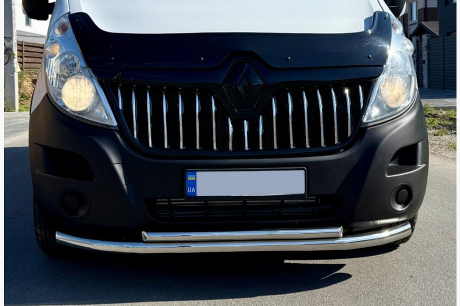 Renault Master 2011–2023 Predný ochranný rám ST014 (nerez) Ø60/42 mm Fotografia 4