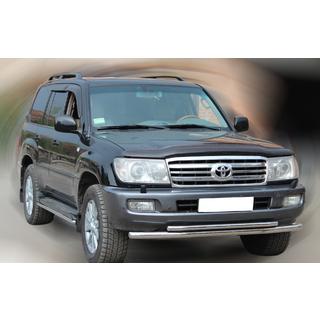 Predný ochranný rám ST014 (nerez) Toyota Land Cruiser 100 1998–2007 fotografia 3