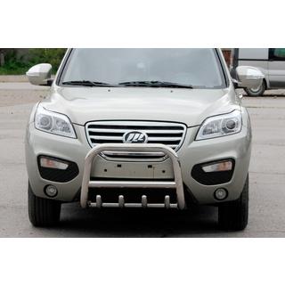 Predný ochranný rám QT006 (nerez) Lifan X60 2011– fotografia 1