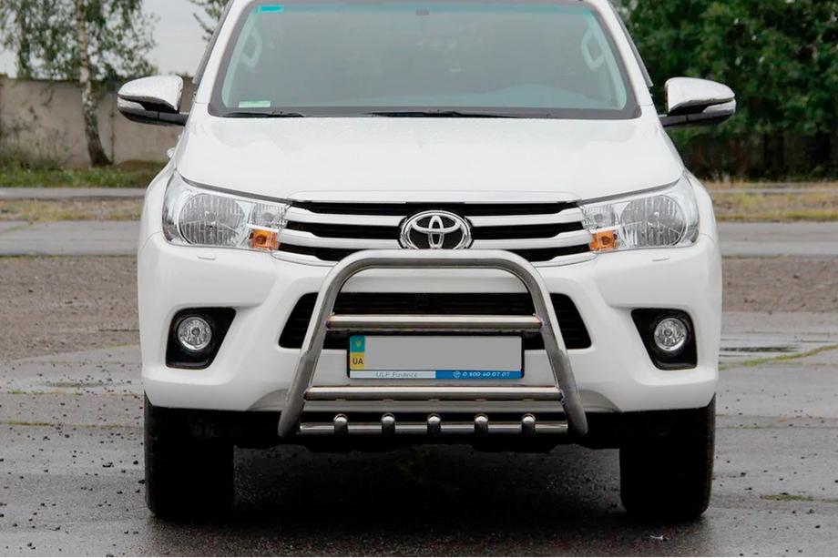 Toyota Hilux 2015– Predný ochranný rám QT006 (nerez) Image