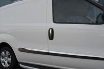 Opel Combo 2012–2018 Chrómové kryty kľučiek dverí (4 ks, nerez) fotografia 8