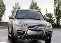 Lifan X60 2011– Predný ochranný rám WT002 (nerez) fotografia 1