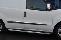 Opel Combo 2012–2018 Kryty kľučiek a lemy (8 ks, nerez) fotografia 2