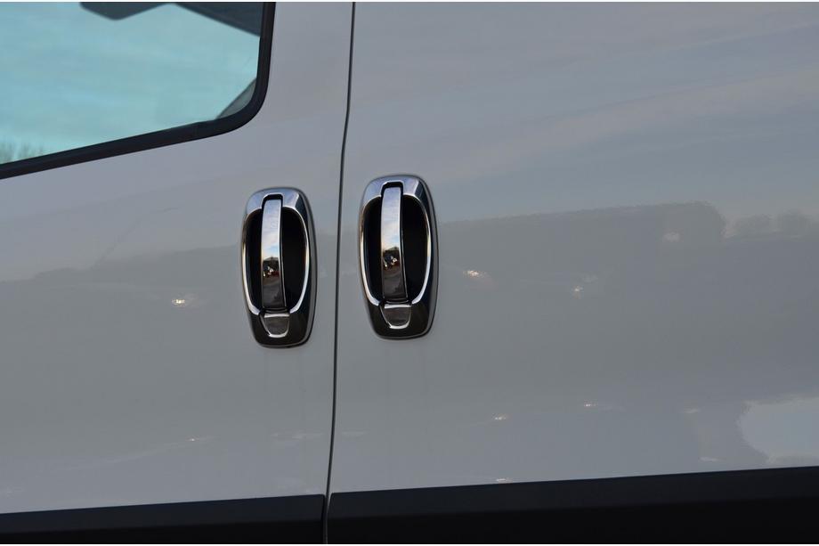 Opel Combo 2012–2018 Kryty kľučiek a lemy (8 ks, nerez) Image