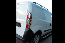 Opel Combo 2012–2018 Chrómová obruba zadných svetiel (2012-2015, 2 ks, plast) fotografia 3