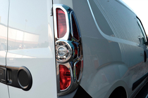 Opel Combo 2012–2018 Chrómová obruba zadných svetiel (2012-2015, 2 ks, plast) fotografia 7