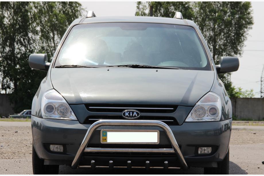 Kia Carnival 2002–2013 Predný ochranný rám WT003 (nerez) Image