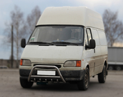 Ford Transit 1991–2000 Predný ochranný rám WT003 (nerez) fotografia 5