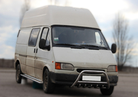 Ford Transit 1991–2000 Predný ochranný rám WT003 (nerez) fotografia 1