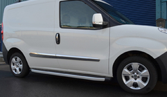 Opel Combo 2012–2018 Dverné lišty (4 ks, nerez) OmsaLine – talianska nehrdzavejúca oceľ fotografia 5