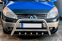 Renault Scenic/Grand 2003–2009 Predný ochranný rám WT003 (nerez) fotografia 1
