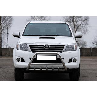 Predný ochranný rám WT003 (nerez) Toyota Hilux 2006–2015 fotografia 1