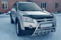 Chevrolet Captiva 2006–2019 Predný ochranný rám WT004 (nerez) fotografia 2