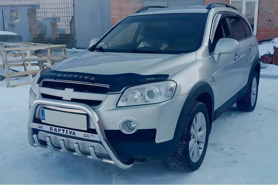 Chevrolet Captiva 2006–2019 Predný ochranný rám WT004 (nerez) Image