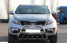 Kia Sportage 2010–2015 Predný ochranný rám WT004 (nerez) fotografia 1