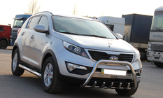 Kia Sportage 2010–2015 Predný ochranný rám WT004 (nerez) fotografia 2