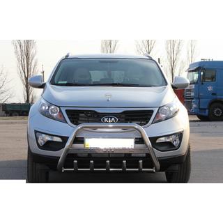 Predný ochranný rám WT004 (nerez) Kia Sportage 2010–2015 fotografia 1