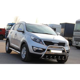 Predný ochranný rám WT004 (nerez) Kia Sportage 2010–2015 fotografia 2