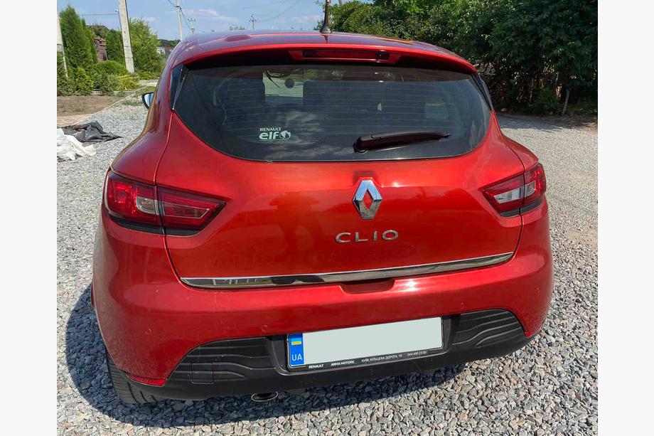Renault Clio IV 2012–2019 Lišta hrany kufra (HB, nerez) Image