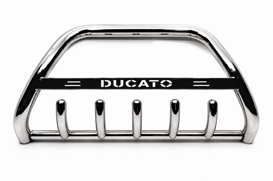 Fiat Ducato 1995–2006 Predný ochranný rám WT004 (nerez) Image