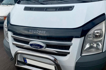 Ford Transit 2000–2014 Predný ochranný rám WT004 (nerez) fotografia 4