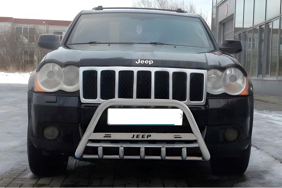 Jeep Grand Cherokee WK 2004–2010 Predný ochranný rám WT004 (nerez) Fotografia 1