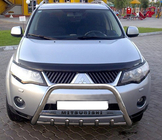 Mitsubishi Outlander 2006–2012 Predný ochranný rám WT004 (nerez) fotografia 1