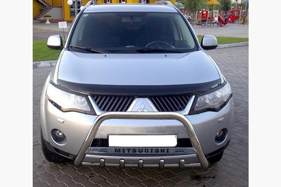 Mitsubishi Outlander 2006–2012 Predný ochranný rám WT004 (nerez) Image