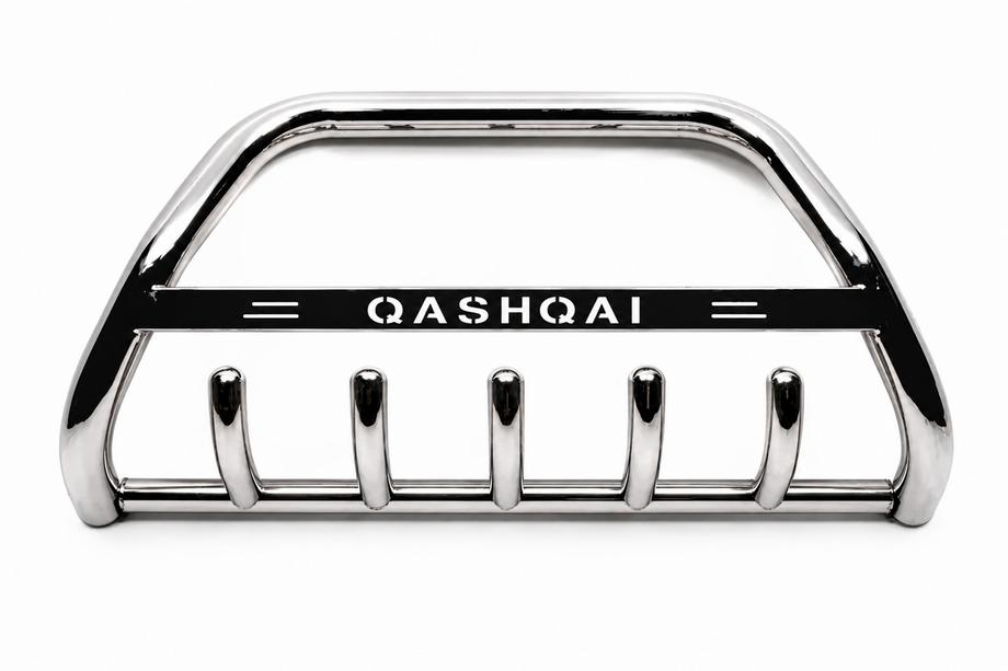 Nissan Qashqai 2014–2021 Predný ochranný rám WT004 (nerez) Image