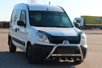 Renault Kangoo 1998–2008 Predný ochranný rám WT004 (nerez) fotografia 2