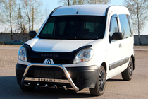 Renault Kangoo 1998–2008 Predný ochranný rám WT004 (nerez) fotografia 3