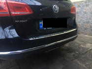 Volkswagen Passat B7 2012–2015 Lišta na zadný nárazník OmsaLine, lesklá (SW, nerez) fotografia 2