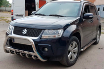 Suzuki Grand Vitara 2005–2017 Predný ochranný rám WT004 (nerez) fotografia 2