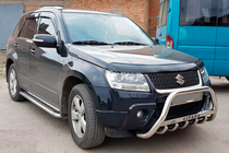 Suzuki Grand Vitara 2005–2017 Predný ochranný rám WT004 (nerez) fotografia 3
