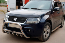 Suzuki Grand Vitara 2005–2017 Predný ochranný rám WT004 (nerez) fotografia 4