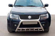 Suzuki Grand Vitara 2005–2017 Predný ochranný rám WT004 (nerez) fotografia 1