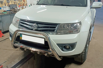 Suzuki Grand Vitara 2005–2017 Predný ochranný rám WT004 (nerez) fotografia 7