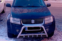 Suzuki Grand Vitara 2005–2017 Predný ochranný rám WT004 (nerez) fotografia 9