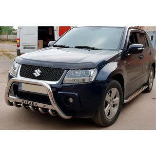 Predný ochranný rám WT004 (nerez) Suzuki Grand Vitara 2005–2017 fotografia 4