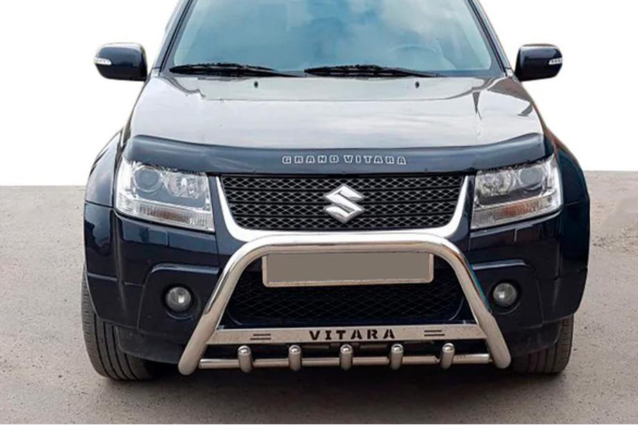 Suzuki Grand Vitara 2005–2017 Predný ochranný rám WT004 (nerez) Image