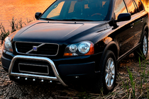 Volvo XC90 2002–2014 Predný ochranný rám WT004 (nerez) fotografia 1
