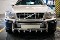 Volvo XC90 2002–2014 Predný ochranný rám WT004 (nerez) fotografia 3
