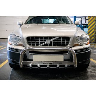 Predný ochranný rám WT004 (nerez) Volvo XC90 2002–2014 fotografia 3
