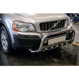 Predný ochranný rám WT004 (nerez) Volvo XC90 2002–2014 fotografia 4