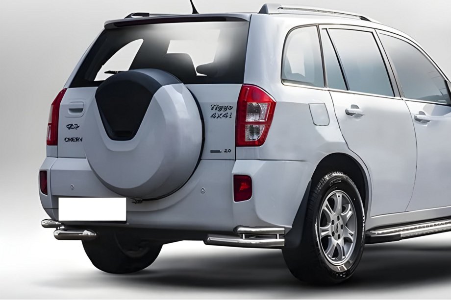 Chery Tiggo 3 2005– Zadné dvojité rohové oblúky AK003-double (2 ks, nerez) Image