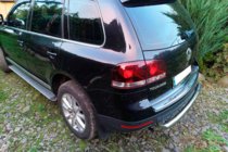 Volkswagen Touareg 2002–2010 Zadný ochranný rám AK002 (2 ks, nerez) fotografia 1