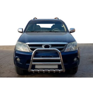 Predný ochranný rám (bullbar) F12-11 (nerez) Toyota Fortuner 2006–2015 fotografia 1